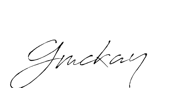 Design your own signature with our free online signature maker. With this signature software, you can create a handwritten (Antro_Vectra) signature for name Gmckay. Gmckay signature style 6 images and pictures png