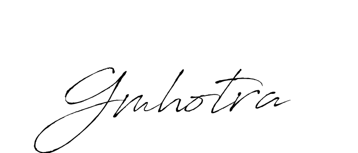 How to make Gmhotra signature? Antro_Vectra is a professional autograph style. Create handwritten signature for Gmhotra name. Gmhotra signature style 6 images and pictures png