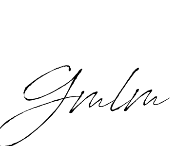 if you are searching for the best signature style for your name Gmlm. so please give up your signature search. here we have designed multiple signature styles  using Antro_Vectra. Gmlm signature style 6 images and pictures png