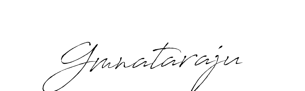 Design your own signature with our free online signature maker. With this signature software, you can create a handwritten (Antro_Vectra) signature for name Gmnataraju. Gmnataraju signature style 6 images and pictures png