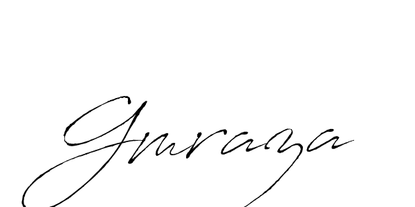How to make Gmraza name signature. Use Antro_Vectra style for creating short signs online. This is the latest handwritten sign. Gmraza signature style 6 images and pictures png