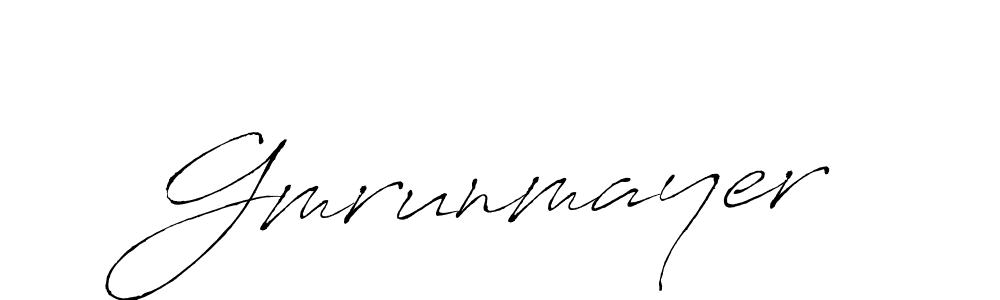 if you are searching for the best signature style for your name Gmrunmayer. so please give up your signature search. here we have designed multiple signature styles  using Antro_Vectra. Gmrunmayer signature style 6 images and pictures png