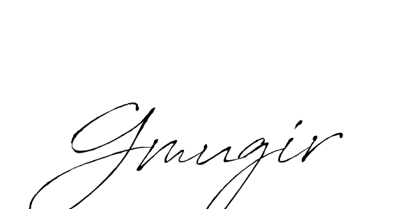 Create a beautiful signature design for name Gmugir. With this signature (Antro_Vectra) fonts, you can make a handwritten signature for free. Gmugir signature style 6 images and pictures png