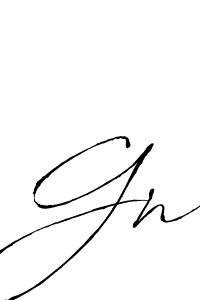 How to make Gn signature? Antro_Vectra is a professional autograph style. Create handwritten signature for Gn name. Gn signature style 6 images and pictures png