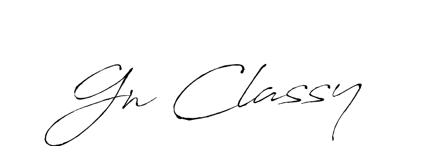 The best way (Antro_Vectra) to make a short signature is to pick only two or three words in your name. The name Gn Classy include a total of six letters. For converting this name. Gn Classy signature style 6 images and pictures png