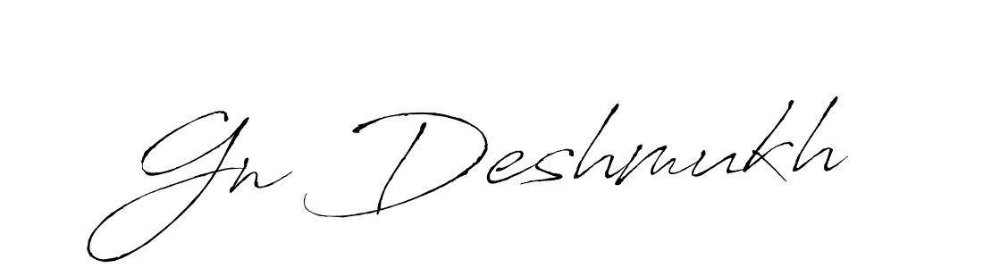 Make a short Gn Deshmukh signature style. Manage your documents anywhere anytime using Antro_Vectra. Create and add eSignatures, submit forms, share and send files easily. Gn Deshmukh signature style 6 images and pictures png