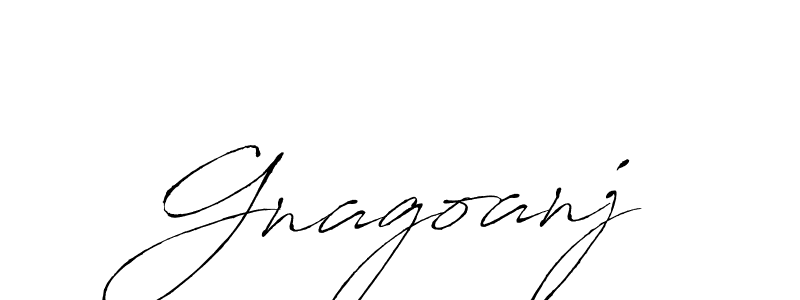 Antro_Vectra is a professional signature style that is perfect for those who want to add a touch of class to their signature. It is also a great choice for those who want to make their signature more unique. Get Gnagoanj name to fancy signature for free. Gnagoanj signature style 6 images and pictures png