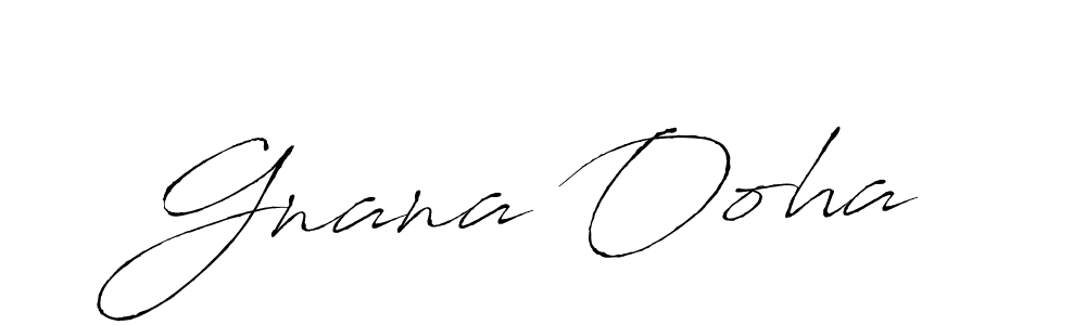 You should practise on your own different ways (Antro_Vectra) to write your name (Gnana Ooha) in signature. don't let someone else do it for you. Gnana Ooha signature style 6 images and pictures png