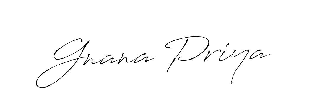 Make a beautiful signature design for name Gnana Priya. With this signature (Antro_Vectra) style, you can create a handwritten signature for free. Gnana Priya signature style 6 images and pictures png