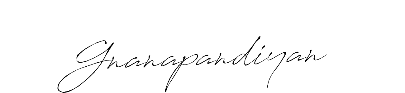 Use a signature maker to create a handwritten signature online. With this signature software, you can design (Antro_Vectra) your own signature for name Gnanapandiyan. Gnanapandiyan signature style 6 images and pictures png