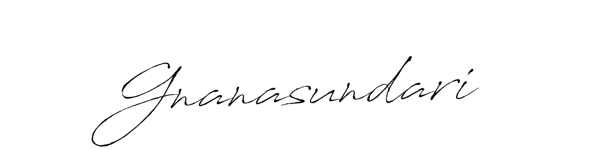 Gnanasundari stylish signature style. Best Handwritten Sign (Antro_Vectra) for my name. Handwritten Signature Collection Ideas for my name Gnanasundari. Gnanasundari signature style 6 images and pictures png