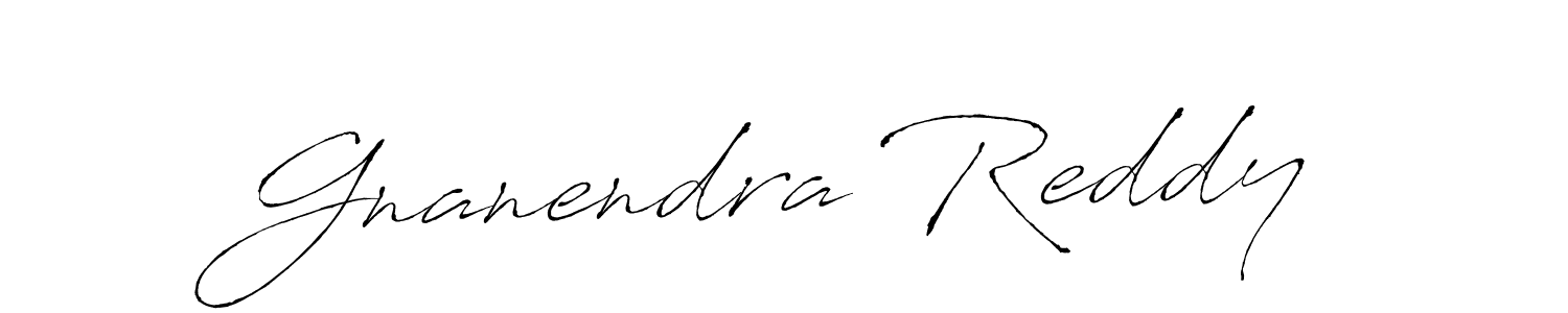 How to make Gnanendra Reddy signature? Antro_Vectra is a professional autograph style. Create handwritten signature for Gnanendra Reddy name. Gnanendra Reddy signature style 6 images and pictures png