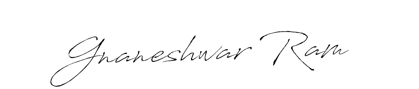 Make a beautiful signature design for name Gnaneshwar Ram. With this signature (Antro_Vectra) style, you can create a handwritten signature for free. Gnaneshwar Ram signature style 6 images and pictures png