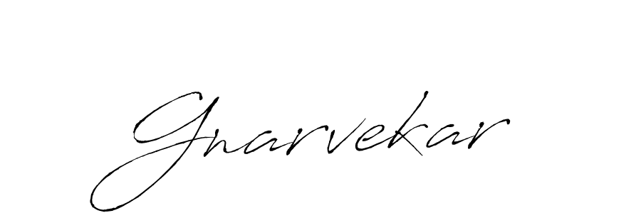 Design your own signature with our free online signature maker. With this signature software, you can create a handwritten (Antro_Vectra) signature for name Gnarvekar. Gnarvekar signature style 6 images and pictures png