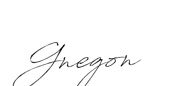 Design your own signature with our free online signature maker. With this signature software, you can create a handwritten (Antro_Vectra) signature for name Gnegon. Gnegon signature style 6 images and pictures png