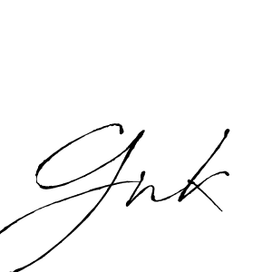 How to make Gnk name signature. Use Antro_Vectra style for creating short signs online. This is the latest handwritten sign. Gnk signature style 6 images and pictures png