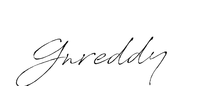 Also we have Gnreddy name is the best signature style. Create professional handwritten signature collection using Antro_Vectra autograph style. Gnreddy signature style 6 images and pictures png