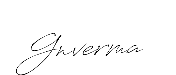 Make a beautiful signature design for name Gnverma. With this signature (Antro_Vectra) style, you can create a handwritten signature for free. Gnverma signature style 6 images and pictures png