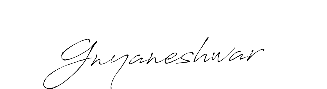 How to make Gnyaneshwar signature? Antro_Vectra is a professional autograph style. Create handwritten signature for Gnyaneshwar name. Gnyaneshwar signature style 6 images and pictures png