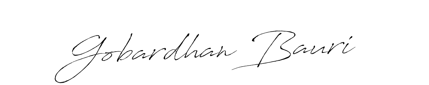 Design your own signature with our free online signature maker. With this signature software, you can create a handwritten (Antro_Vectra) signature for name Gobardhan Bauri. Gobardhan Bauri signature style 6 images and pictures png