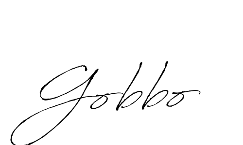 How to make Gobbo signature? Antro_Vectra is a professional autograph style. Create handwritten signature for Gobbo name. Gobbo signature style 6 images and pictures png
