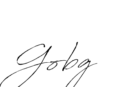 How to make Gobg signature? Antro_Vectra is a professional autograph style. Create handwritten signature for Gobg name. Gobg signature style 6 images and pictures png