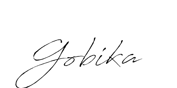 The best way (Antro_Vectra) to make a short signature is to pick only two or three words in your name. The name Gobika include a total of six letters. For converting this name. Gobika signature style 6 images and pictures png