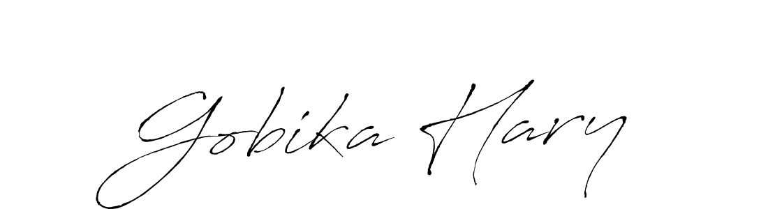 You can use this online signature creator to create a handwritten signature for the name Gobika Hary. This is the best online autograph maker. Gobika Hary signature style 6 images and pictures png