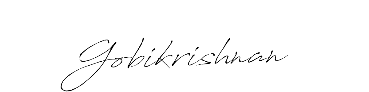 You should practise on your own different ways (Antro_Vectra) to write your name (Gobikrishnan) in signature. don't let someone else do it for you. Gobikrishnan signature style 6 images and pictures png