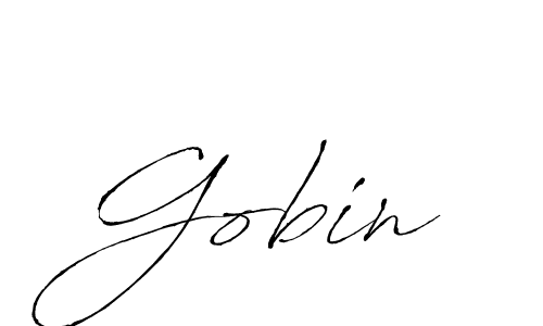 You should practise on your own different ways (Antro_Vectra) to write your name (Gobin) in signature. don't let someone else do it for you. Gobin signature style 6 images and pictures png