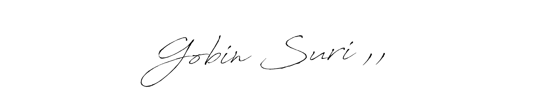 This is the best signature style for the Gobin Suri ,,❤️ name. Also you like these signature font (Antro_Vectra). Mix name signature. Gobin Suri ,,❤️ signature style 6 images and pictures png