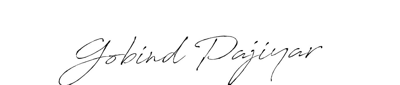 if you are searching for the best signature style for your name Gobind Pajiyar. so please give up your signature search. here we have designed multiple signature styles  using Antro_Vectra. Gobind Pajiyar signature style 6 images and pictures png