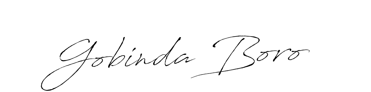 Use a signature maker to create a handwritten signature online. With this signature software, you can design (Antro_Vectra) your own signature for name Gobinda Boro. Gobinda Boro signature style 6 images and pictures png