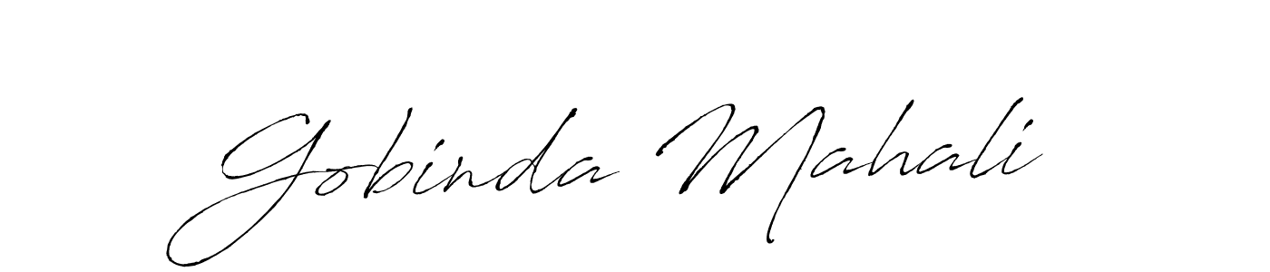 How to Draw Gobinda Mahali signature style? Antro_Vectra is a latest design signature styles for name Gobinda Mahali. Gobinda Mahali signature style 6 images and pictures png