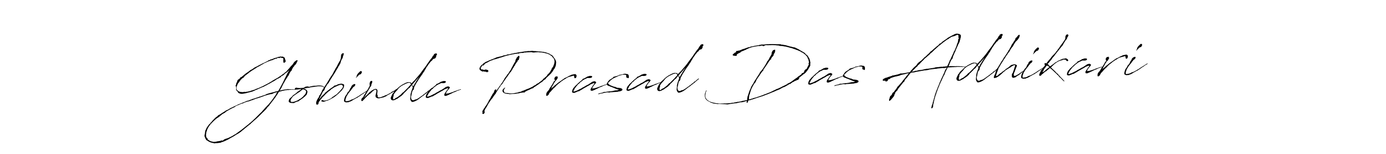 Use a signature maker to create a handwritten signature online. With this signature software, you can design (Antro_Vectra) your own signature for name Gobinda Prasad Das Adhikari. Gobinda Prasad Das Adhikari signature style 6 images and pictures png