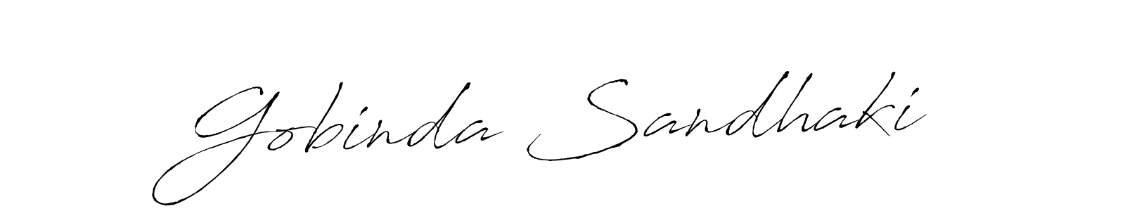 Also we have Gobinda Sandhaki name is the best signature style. Create professional handwritten signature collection using Antro_Vectra autograph style. Gobinda Sandhaki signature style 6 images and pictures png