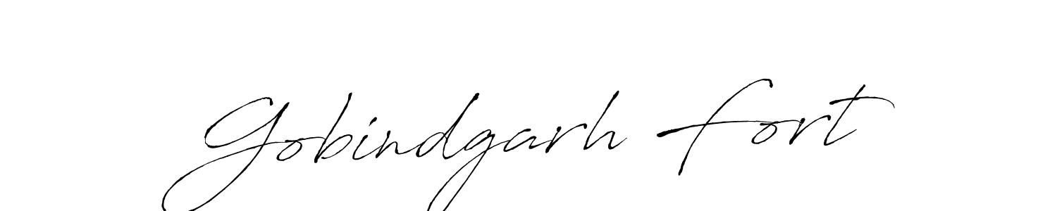 Design your own signature with our free online signature maker. With this signature software, you can create a handwritten (Antro_Vectra) signature for name Gobindgarh Fort. Gobindgarh Fort signature style 6 images and pictures png