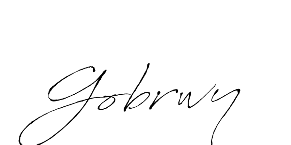 You should practise on your own different ways (Antro_Vectra) to write your name (Gobrwy) in signature. don't let someone else do it for you. Gobrwy signature style 6 images and pictures png