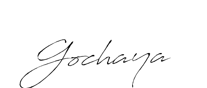 Make a beautiful signature design for name Gochaya. With this signature (Antro_Vectra) style, you can create a handwritten signature for free. Gochaya signature style 6 images and pictures png