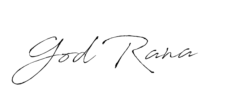 Create a beautiful signature design for name God Rana. With this signature (Antro_Vectra) fonts, you can make a handwritten signature for free. God Rana signature style 6 images and pictures png