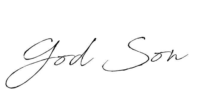 Design your own signature with our free online signature maker. With this signature software, you can create a handwritten (Antro_Vectra) signature for name God Son. God Son signature style 6 images and pictures png