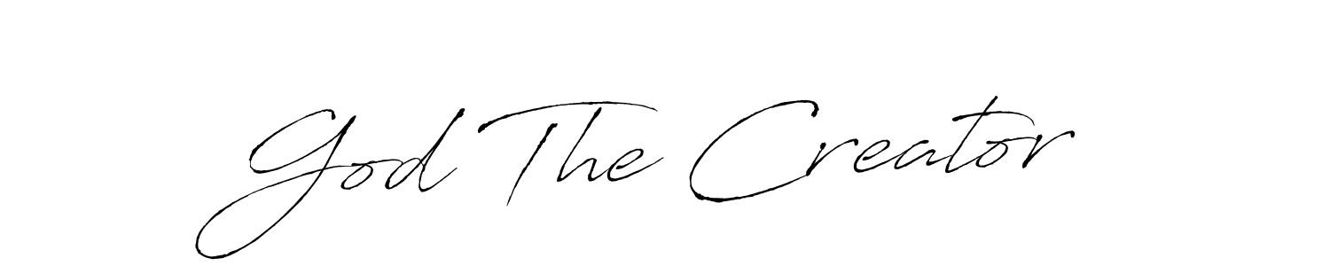 Once you've used our free online signature maker to create your best signature Antro_Vectra style, it's time to enjoy all of the benefits that God The Creator name signing documents. God The Creator signature style 6 images and pictures png