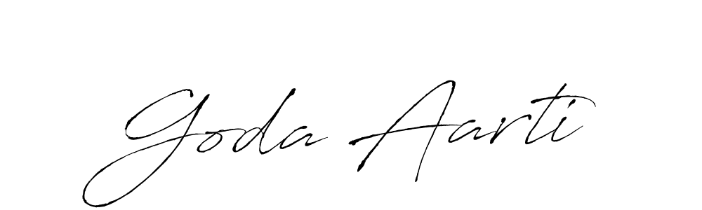 Also we have Goda Aarti name is the best signature style. Create professional handwritten signature collection using Antro_Vectra autograph style. Goda Aarti signature style 6 images and pictures png