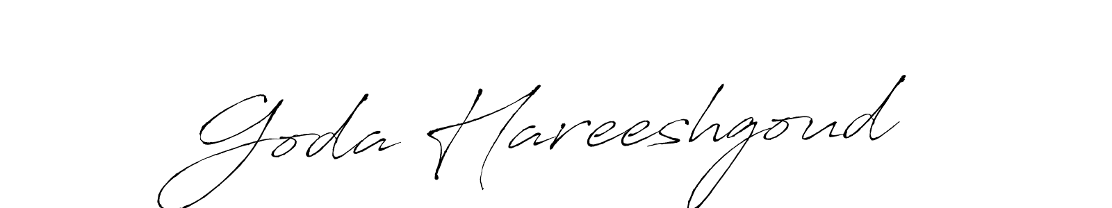 Goda Hareeshgoud stylish signature style. Best Handwritten Sign (Antro_Vectra) for my name. Handwritten Signature Collection Ideas for my name Goda Hareeshgoud. Goda Hareeshgoud signature style 6 images and pictures png