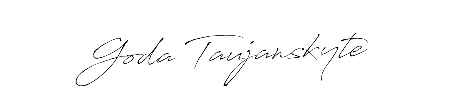 How to make Goda Taujanskyte signature? Antro_Vectra is a professional autograph style. Create handwritten signature for Goda Taujanskyte name. Goda Taujanskyte signature style 6 images and pictures png