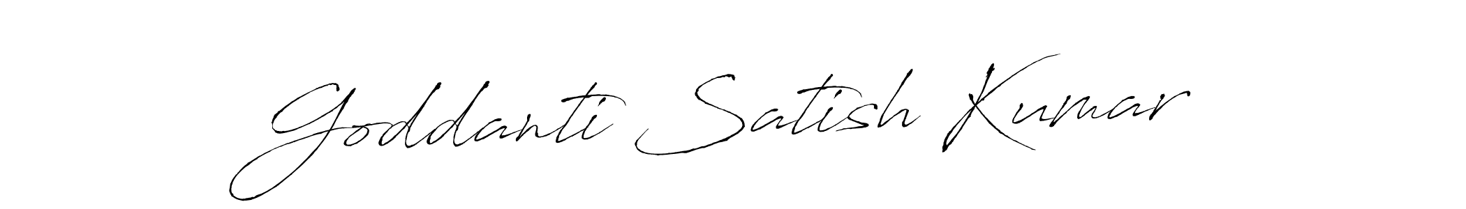 Also You can easily find your signature by using the search form. We will create Goddanti Satish Kumar name handwritten signature images for you free of cost using Antro_Vectra sign style. Goddanti Satish Kumar signature style 6 images and pictures png