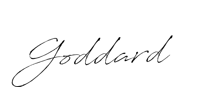 Make a beautiful signature design for name Goddard. With this signature (Antro_Vectra) style, you can create a handwritten signature for free. Goddard signature style 6 images and pictures png