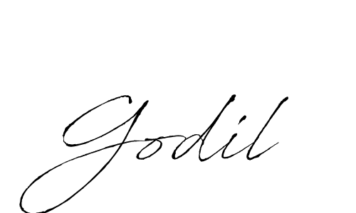 The best way (Antro_Vectra) to make a short signature is to pick only two or three words in your name. The name Godil include a total of six letters. For converting this name. Godil signature style 6 images and pictures png