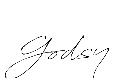 Create a beautiful signature design for name Godsy. With this signature (Antro_Vectra) fonts, you can make a handwritten signature for free. Godsy signature style 6 images and pictures png