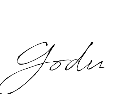 Antro_Vectra is a professional signature style that is perfect for those who want to add a touch of class to their signature. It is also a great choice for those who want to make their signature more unique. Get Godu name to fancy signature for free. Godu signature style 6 images and pictures png